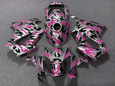 Purchase 2002-2013 Pink Camouflage Honda VFR 800 Motorcycle Fairings UK