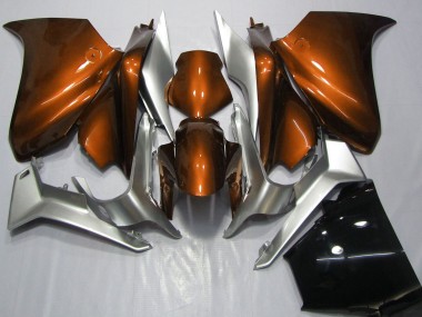 Purchase 2010-2014 Silver Orange Honda VFR 1200 Motorcycle Fairings UK