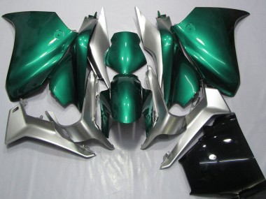 Purchase 2010-2014 Silver Seafoam Green Honda VFR 1200 Motorcycle Fairings UK