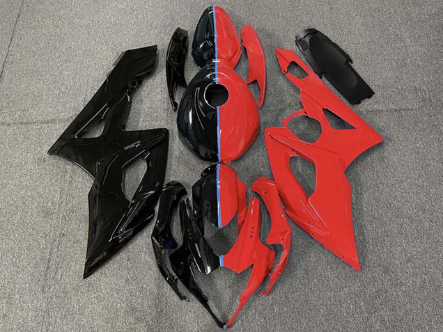 Purchase 2005-2006 Glossy Black and Red Suzuki GSXR 1000 Motorcycle Fairings UK
