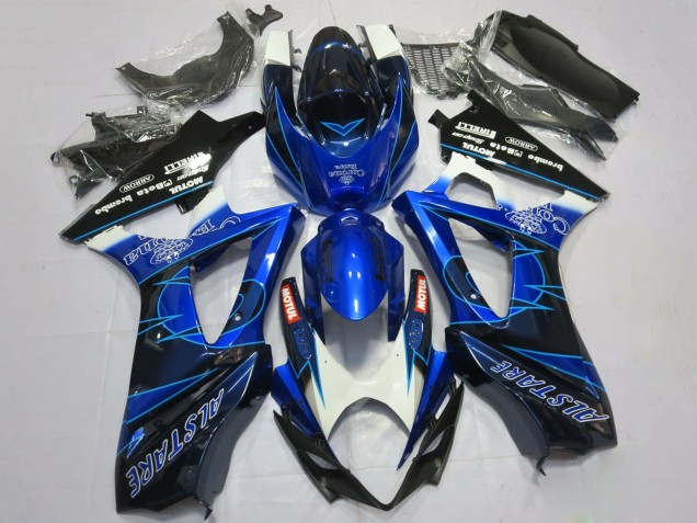 Purchase 2007-2008 Blue Black Corona Suzuki GSXR 1000 Motorcycle Fairings UK