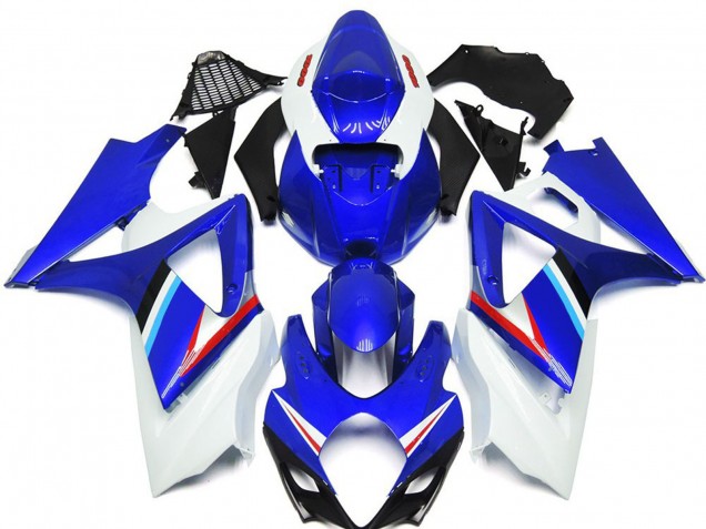 Purchase 2007-2008 Blue White Red Black Suzuki GSXR 1000 Motorcycle Fairings UK