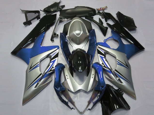 Purchase 2005-2006 Blue Silver Black Suzuki GSXR 1000 Motorcycle Fairings UK