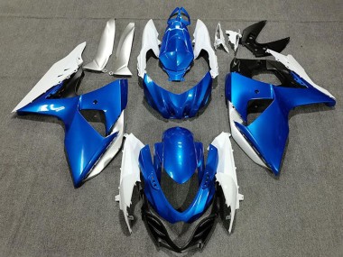 Purchase 2009-2016 Blue White Silver Black Suzuki GSXR 1000 Motorcycle Fairings UK