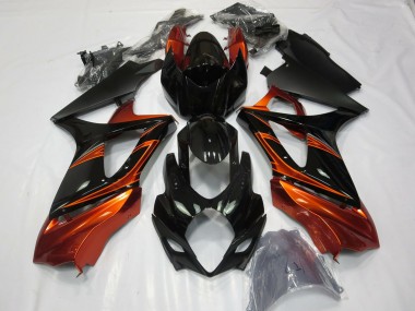 Purchase 2007-2008 Orange Black Suzuki GSXR 1000 Motorcycle Fairings UK