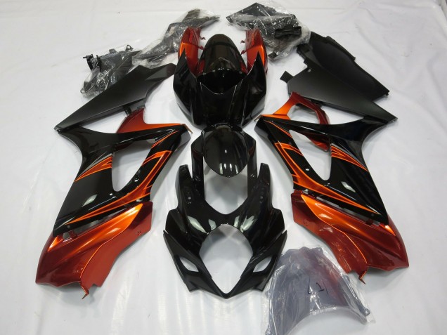 Purchase 2007-2008 Orange Black Suzuki GSXR 1000 Motorcycle Fairings UK