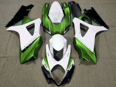 Purchase 2007-2008 White Green Black Suzuki GSXR 1000 Motorcycle Fairings UK