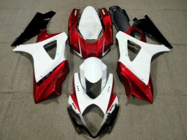 Purchase 2007-2008 White Red Black Suzuki GSXR 1000 Motorcycle Fairing UK