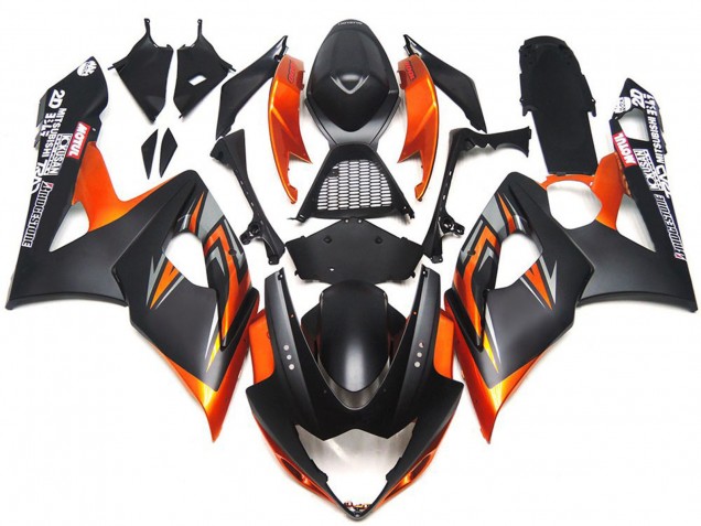 Purchase 2005-2006 Orange Black Suzuki GSXR 1000 Motorcycle Fairings UK