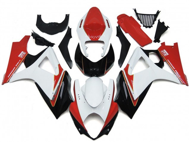 Purchase 2007-2008 White Red Black Suzuki GSXR 1000 Motorcycle Fairings UK
