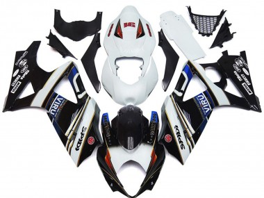 Purchase 2007-2008 White Blue Red Black Viru Suzuki GSXR 1000 Motorcycle Fairings UK
