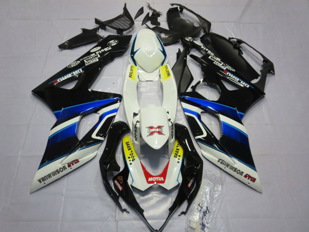 Purchase 2005-2006 White Blue Black Yellow Red Dark Dog Suzuki GSXR 1000 Motorcycle Fairings UK