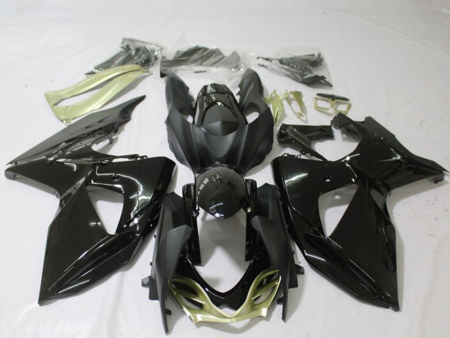 Purchase 2009-2016 Glossy Black Silver Suzuki GSXR 1000 Motorcycle Fairings UK
