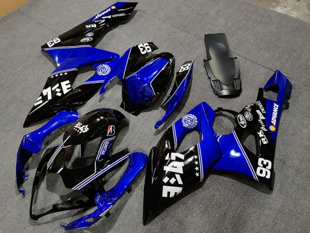 Purchase 2005-2006 Blue Glossy Black White Suzuki GSXR 1000 Motorcycle Fairings UK