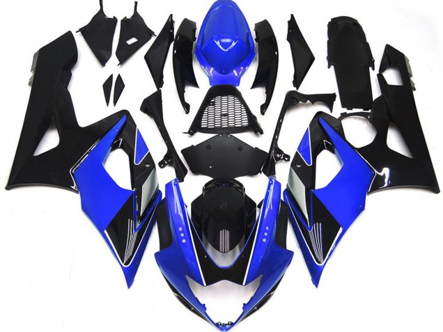 Purchase 2005-2006 Blue Glossy Black Suzuki GSXR 1000 Motorcycle Fairings UK