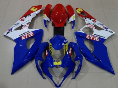 Purchase 2005-2006 White Red Blue Yellow Suzuki GSXR 1000 Motorcycle Fairings UK
