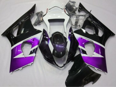 Purchase 2003-2004 Purple White Glossy Black Suzuki GSXR 1000 Motorcycle Fairings UK