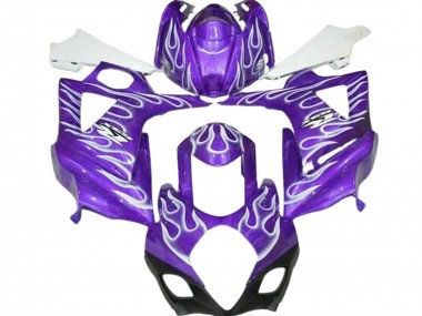 Purchase 2007-2008 Purple White Flame Suzuki GSXR 1000 Motorcycle Fairings UK