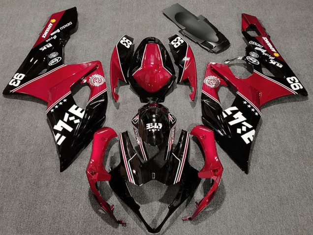 Purchase 2005-2006 Red Glossy Black White Suzuki GSXR 1000 Motorcycle Fairings UK