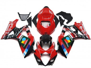 Purchase 2007-2008 Red Black Blue White Yellow Suzuki GSXR 1000 Motorcycle Fairings UK