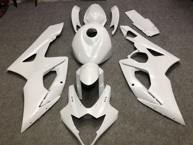 Purchase 2005-2006 Glossy White Plain Suzuki GSXR 1000 Motorcycle Fairings UK