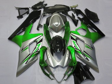 Purchase 2005-2006 Green Silver Black Suzuki GSXR 1000 Motorcycle Fairings UK