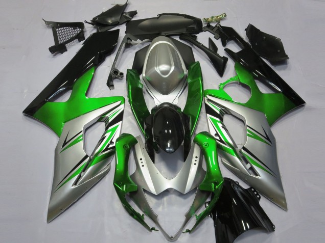Purchase 2005-2006 Green Silver Black Suzuki GSXR 1000 Motorcycle Fairings UK