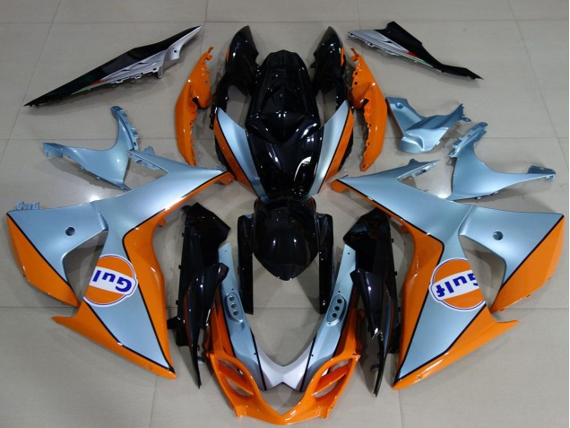 Purchase 2009-2016 Light Blue Orange Black Gulf Suzuki GSXR 1000 Motorcycle Fairings UK