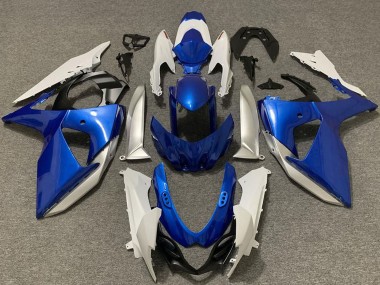 Purchase 2009-2016 White Silver Blue Suzuki GSXR 1000 Motorcycle Fairings UK