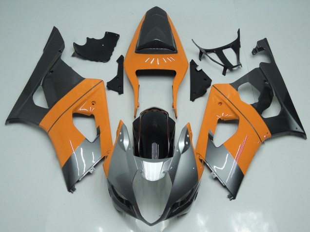Purchase 2003-2004 Light Orange Silver Black Suzuki GSXR 1000 Motorcycle Fairings UK