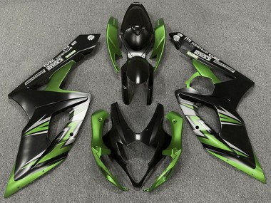 Purchase 2005-2006 Matte Black Green Suzuki GSXR 1000 Motorcycle Fairing UK