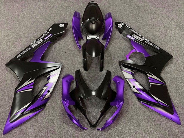 Purchase 2005-2006 Matte Black Purple Suzuki GSXR 1000 Motorcycle Fairing UK