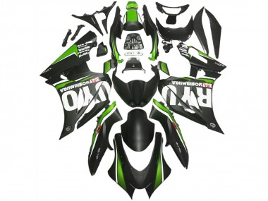 Purchase 2017-2024 Matte Black Green Suzuki GSXR 1000 Motorcycle Fairings UK