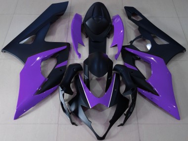 Purchase 2005-2006 Matte Black Purple Suzuki GSXR 1000 Motorcycle Fairings UK