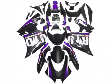 Purchase 2017-2024 Matte Black Purple Suzuki GSXR 1000 Motorcycle Fairings UK