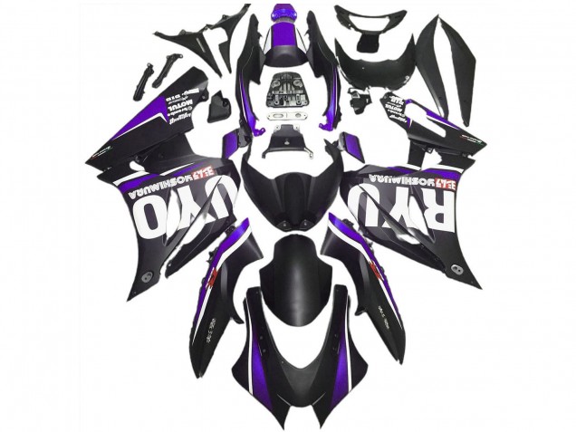 Purchase 2017-2024 Matte Black Purple Suzuki GSXR 1000 Motorcycle Fairings UK