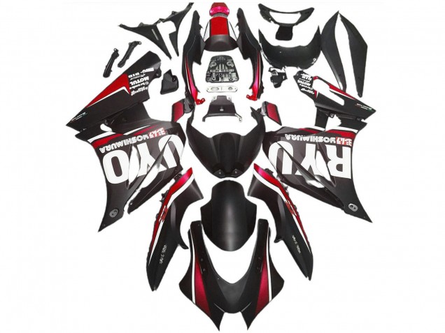 Purchase 2017-2024 Matte Black Red Suzuki GSXR 1000 Abs Motorcycle Fairings UK