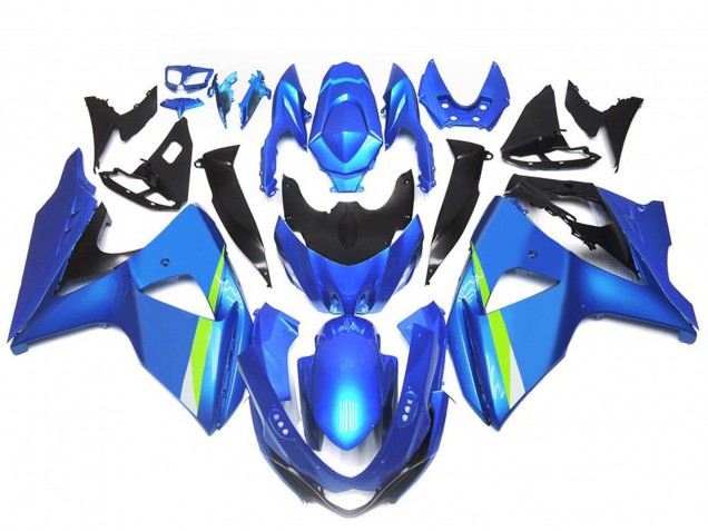 Purchase 2009-2016 Blue Green Black Suzuki GSXR 1000 Motorcycle Fairings UK