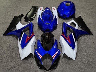 Purchase 2007-2008 White Blue Red Black OEM Style Suzuki GSXR 1000 Motorcycle Fairings UK