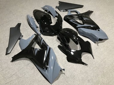 Purchase 2007-2008 Nardo Grey Glossy Black OEM Style Suzuki GSXR 1000 Motorcycle Fairings UK