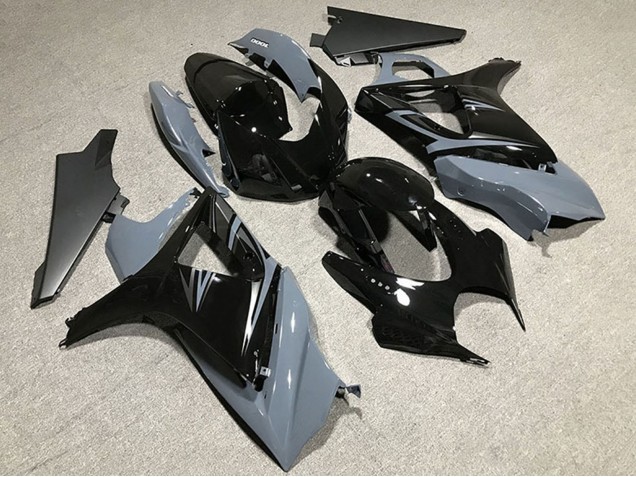 Purchase 2007-2008 Nardo Grey Glossy Black OEM Style Suzuki GSXR 1000 Motorcycle Fairings UK