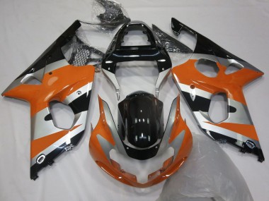 Purchase 2000-2002 Orange Silver Glossy Black OEM Style Suzuki GSXR 1000 Motorcycle Fairings UK