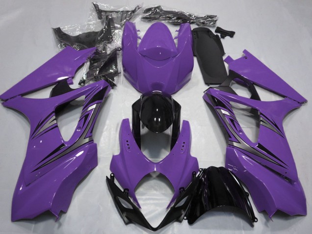 Purchase 2007-2008 Purple Glossy Black OEM Style Suzuki GSXR 1000 Motorcycle Fairings UK
