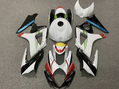 Purchase 2007-2008 White Red Yellow Blue Black Racing Suzuki GSXR 1000 Motorcycle Fairings UK