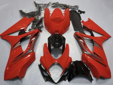 Purchase 2007-2008 Red Glossy Black OEM Style Suzuki GSXR 1000 Motorcycle Fairings UK