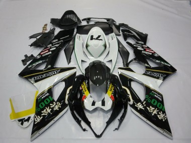 Purchase 2005-2006 White Black Yellow Red GREEN RockStar Suzuki GSXR 1000 Motorcycle Fairings UK