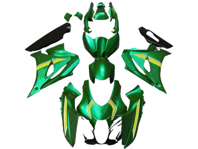 Purchase 2017-2024 Green Yellow Style Suzuki GSXR 1000 Motorcycle Fairings UK