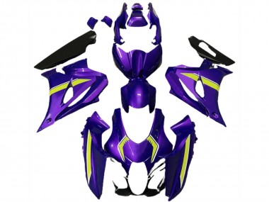 Purchase 2017-2024 Purple Yellow Style Suzuki GSXR 1000 Motorcycle Fairings UK