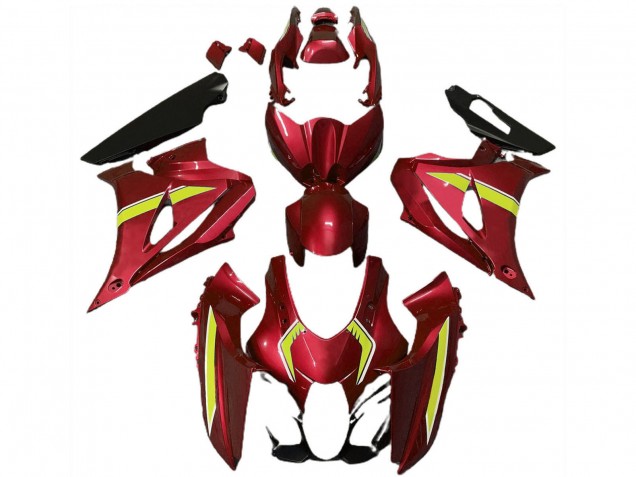 Purchase 2017-2024 Red Yellow Style Suzuki GSXR 1000 Motorcycle Fairings UK