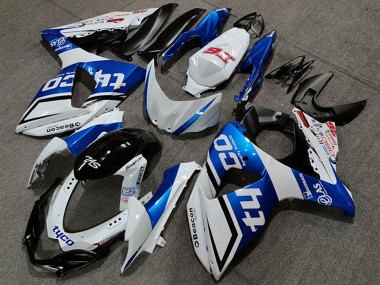 Purchase 2009-2016 White Blue Black Tyco Suzuki GSXR 1000 Motorcycle Fairings UK